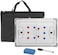 awagas Magnetic Soccer Coaching Board, Double-Sided Soccer Whiteboard for Coaches, Soccer Tactics Board Football Soccer Magnetic Coaching Board Whiteboard Kit with Magnets, Pen, Eraser, Bag. (18"x12".