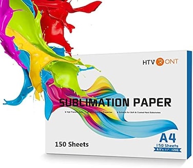 HTVRONT Sublimation Paper 8. 5 x 11 inches - 150 Sheets Sublimation Paper Compatible with Inkjet Printer 120gsm&hellip;.
