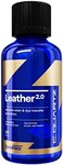 CARPRO CQUARTZ Leather 2. 0 - Kit - HydrophobicOil Phobic, Safe on All Car Leather, Resistance to UV, Denim Dye Coloring, Abrasion and Stains (30ml Kit.