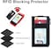 Chelmon Womens Wallet Slim RFID Blocking Bifold Multi Card Case Wallet with Zipper Pocket (Black Smooth.