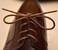 VSUDO 2 Pairs Waxed Round Dress Shoelaces, 1/8" Thin Formal Business Oxford Shoe Lace for Men or Women&rsquo;s Chukka/Desert Boots.