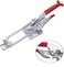 SKYCY 5-Pack 2000lbs Capacity Heavy Duty Toggle Clips Adjustable Latch U Bolt Self-lock Toggle Latch (A0431-5 PCS.