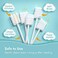 Papablic [100-Pack] Baby Tongue Cleaner, Baby Toothbrush, Upgrade Gum Cleaner with Paper Handle for Babies and Infants Ages 0-2 Years.