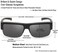 CAXMAN Fit Over Glasses Sunglasses for MenWomen Polarized Lens 100% UV Protection, Matte Black Frame/Darker Than Regular Black LensMedium SizedFrame Height: 46mm/1. 85inch, Medium.
