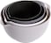 BoxedHome Classic Mixing Bowl Set, BPA Free Plastic, Microwave and Dishwasher Safe (Grey, Set of 4.