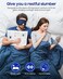LC-dolida Sleeping Headphones Eye Mask, Sleep Mask with Bluetooth Headphones 3D Eye Mask Wireless Music Cotton Sleep Cover for Side Sleepers Nap Insomnia Air Travel Meditation Gifts for Unisex.