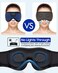 LC-dolida Sleeping Headphones Eye Mask, Sleep Mask with Bluetooth Headphones 3D Eye Mask Wireless Music Cotton Sleep Cover for Side Sleepers Nap Insomnia Air Travel Meditation Gifts for Unisex.