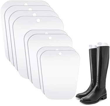 Bememo 8 Packs Boot Shaper Shape Inserts Tall Boot Support for Women and Men.