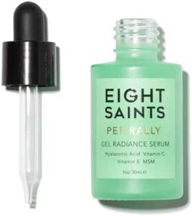 Eight Saints Skincare Pure Hyaluronic Acid Serum for Face Plumping, Natural and Organic Vitamin C Face Serum with Vitamin E for Fine Lines, Reduces Wrinkles, Firming, Hydrating, Anti-Aging, 1 Oz.