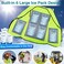 NJDGF Cooling Safety Vest with 6 Ice Packs Reflective Vest with Pockets high visibility vest for Men Women.