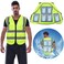 NJDGF Cooling Safety Vest with 6 Ice Packs Reflective Vest with Pockets high visibility vest for Men Women.