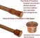 HILLHOME 2 Pack Small Tension Rods 15. 7 in to 28 Curtain Rods Window Rods in Extendable Width Spring Cupboard Bars for Kitchen Utensils, Closet, and Cabinet, Fit in The Spaces to Stay Up (brown.