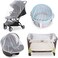 Coldwind Baby Mosquito Net for Stroller, Reusable Bug Net for Stroller, Bassinets, Cradles, Playards, Pack N Plays and Portable Mini Crib, PortableDurable Baby Insect Netting.