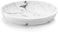 Luxspire Soap Dish, Resin and Gravel Soap Box, Durable Oval Soap Holder with Marble Pattern for Bathroom, Shower, Kitchen for Storing Candle, Soap - White Gravel.