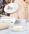 Luxspire Soap Dish, Resin and Gravel Soap Box, Durable Oval Soap Holder with Marble Pattern for Bathroom, Shower, Kitchen for Storing Candle, Soap - White Gravel.