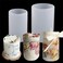 GTian 2 Sizes Cylinder Candle Molds Silicone Mold for Candle Making, Pillar Candles Resin Mould Epoxy Resin Casting Molds DIY Aromatherapy Candles, Wax, Soaps, Polymer Clay.
