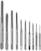 Yakamoz 10pcs Micro Taps Bits Mini Machine Screw Drill Tap Set Metric Thread Screws Plug Bit Small Tapping Bits Tool.