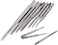 Yakamoz 10pcs Micro Taps Bits Mini Machine Screw Drill Tap Set Metric Thread Screws Plug Bit Small Tapping Bits Tool.