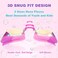 Keary Kids Swim Goggles Swimming Goggles for Toddler Children Girls Boys Youth, Anti-Fog Waterproof UV Protection Clear Vision Mirror Flat Lens Water Pool Goggles with 3 Nose Piece, Pink Kids Go.