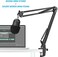 YOUSHARES Razer Seiren Mini Boom Arm with Pop Filter - Mic Stand with Foam Cover Windscreen Compatible with Razer Seiren Mini Streaming Microphone.