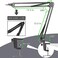 YOUSHARES MV7 Boom Arm with Pop Filter - Mic Stand with Foam Cover Windscreen Compatible with Shure MV7 and Shure MV7X Microphone.