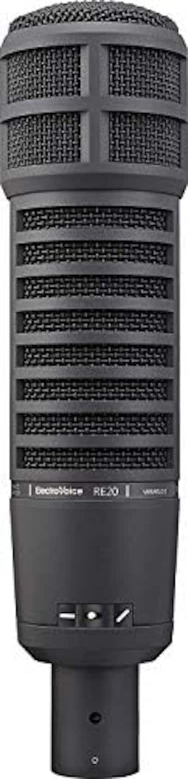 ميكروفون المذيع الإذاعي Electro-Voice RE20-BLACK مع خاصية Variable-D.