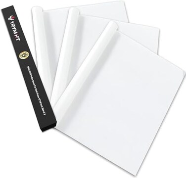 YRYM HT 3 Pack 12"x16" White Teflon Sheets - Heat Press Paper, Reusable, Non-stick, Heat Resistance Craft Mat.