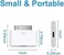 rosyclo 30-Pin to Lightning Adapter, MFi Certified 8-Pin Female to 30 Pin Male Dock Connector iPhone Charging Sync Converter Compatible iPhone 4/4s/iPad/iPod Touch White (No Audio.