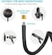zealsound Microphone Stand,Flexible Gooseneck Desktop Mic Stands Holder with Heavy Duty Desk Clamp,3/8" to 5/8" Screw Adapter Include 360 Adjustable Compact Mic Arm for Blue Snowball Ice Spark (Black.