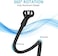 zealsound Microphone Stand,Flexible Gooseneck Desktop Mic Stands Holder with Heavy Duty Desk Clamp,3/8" to 5/8" Screw Adapter Include 360 Adjustable Compact Mic Arm for Blue Snowball Ice Spark (Black.