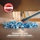 O-Cedar EasyWring RinseClean Spin Mop Microfiber Refill, Blue.