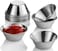 Nechtik Small Sauce Cups, Stainless Steel Ramekin Dipping Sauce Cup, Commercial Grade Individual Round Condiment cups (12, 1. 5 oz..