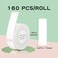 NIIMBOT Thermal Label Maker Paper 0. 47"&times;1. 57" White Stickers Waterproof Tear-Resistant Replacement for D11/D110 Label Printer OfficeHome 160 Labels/Roll (12&times;40mm.