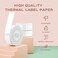 NIIMBOT Thermal Label Maker Paper 0. 47"&times;1. 57" White Stickers Waterproof Tear-Resistant Replacement for D11/D110 Label Printer OfficeHome 160 Labels/Roll (12&times;40mm.
