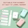 NIIMBOT Thermal Label Maker Paper 0. 47"&times;1. 57" White Stickers Waterproof Tear-Resistant Replacement for D11/D110 Label Printer OfficeHome 160 Labels/Roll (12&times;40mm.
