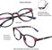 VisionGlobal Blue Light Blocking Glasses for Women/Men, Computer Reading, Stylish Oval Frame.