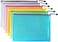 Hutou 6 Pack Mesh Zipper Pouch Document Bag Waterproof Zip File Folders for School Office Supplies Travel Storage Bags (Colorful.