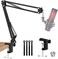 SUNMON QuadCast Boom Arm Mic Stand, Adjustable Suspension Boom Scissor Arm Stand for HyperX QuadCast, QuadCast S &ndash; RGB USB Condenser Microphone.