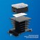 CGELE 3PCS Aluminum Heat Sink SSR Dissipation for Single Phase Solid State Relay 10A,25A,40A Black Radiator.