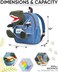 Naturally KIDS Kids Backpack for Girls Boys w Stuffed Animal.