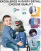 Naturally KIDS Kids Backpack for Girls Boys w Stuffed Animal.