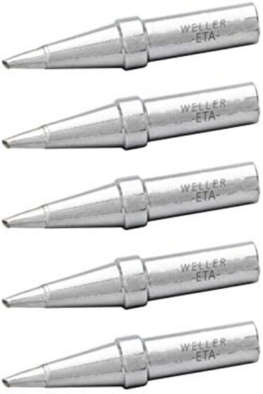 Weller Genuine Weller WE1010 Soldering Tip Set (ETA-5, Screwdriver, 0. 062" / 1. 6 mm, 5 PCS.