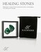 KALIFANO Tumbled Malachite Bundle - AAAJewelry Grade Reiki Crystal Used for Protection and Positive Change - Piedras Caidas for Wicca/Healing (Family Owned.