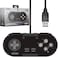 وحدة تحكم سلكية Retro-Bit Legacy16 USB لأجهزة Steam و PC و Mac و Raspberry Pi و Switch - أسود أونيكس (Nintendo Switch//.