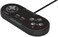وحدة تحكم سلكية Retro-Bit Legacy16 USB لأجهزة Steam و PC و Mac و Raspberry Pi و Switch - أسود أونيكس (Nintendo Switch//.