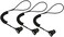 Ergodyne Coiled Lanyard with Clamp End, No Snag Design, Easily Attaches to Hard Hat, Tools, or Small Valuables, Weight Capacity 2lbs, Ergodyne Squids 3158, 3-Pack.