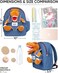Naturally KIDS Kids Backpack for Girls Boys w Stuffed Animal.