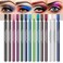 LOKFAR 14 Colors Eyeliner Pen Set, Pearl Metallic Eyeshadow Pencil, Matte Glitter Colored Liner Kit, Long Lasting Professional Makeup Set for Women.