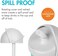 Boon NURSH Silicone Straw Conversion Top, Straws for NURSH Baby Bottles, 2-Pack,2 Count (Pack of 1.