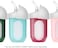 Boon NURSH Silicone Straw Conversion Top, Straws for NURSH Baby Bottles, 2-Pack,2 Count (Pack of 1.